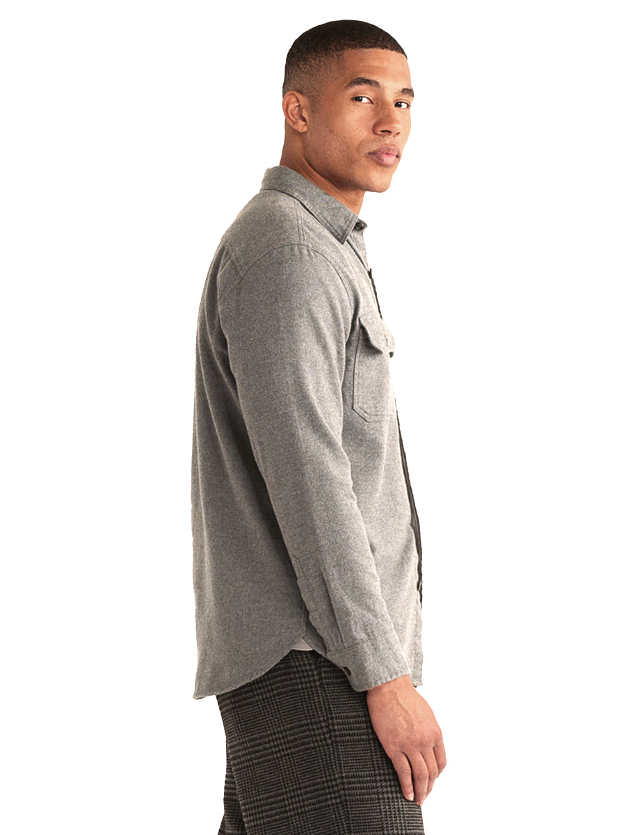 Burnside Flannel Shirt - Charcoal
