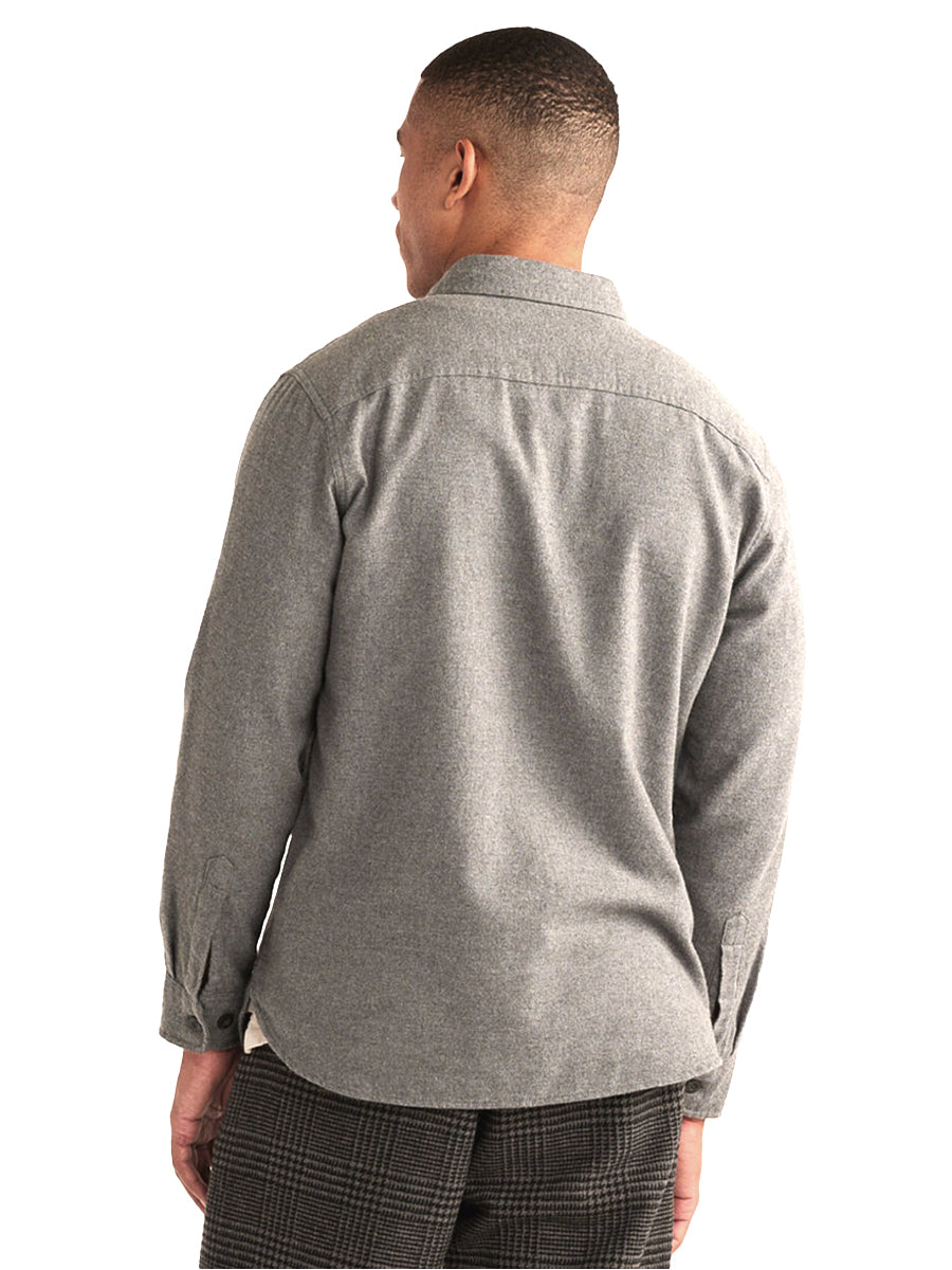 Burnside Flannel Shirt - Charcoal