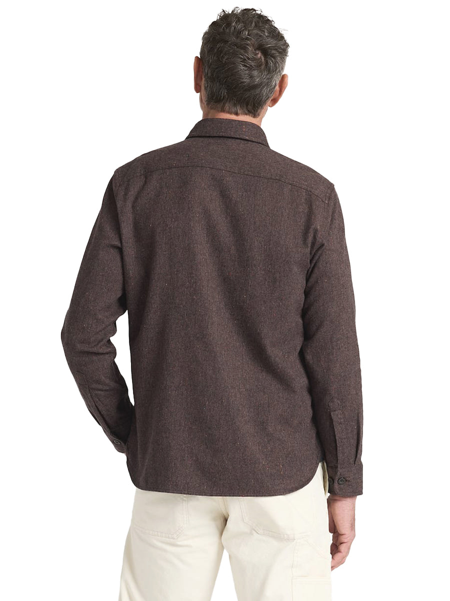 Burnside Flannel Shirt - Brown Heather