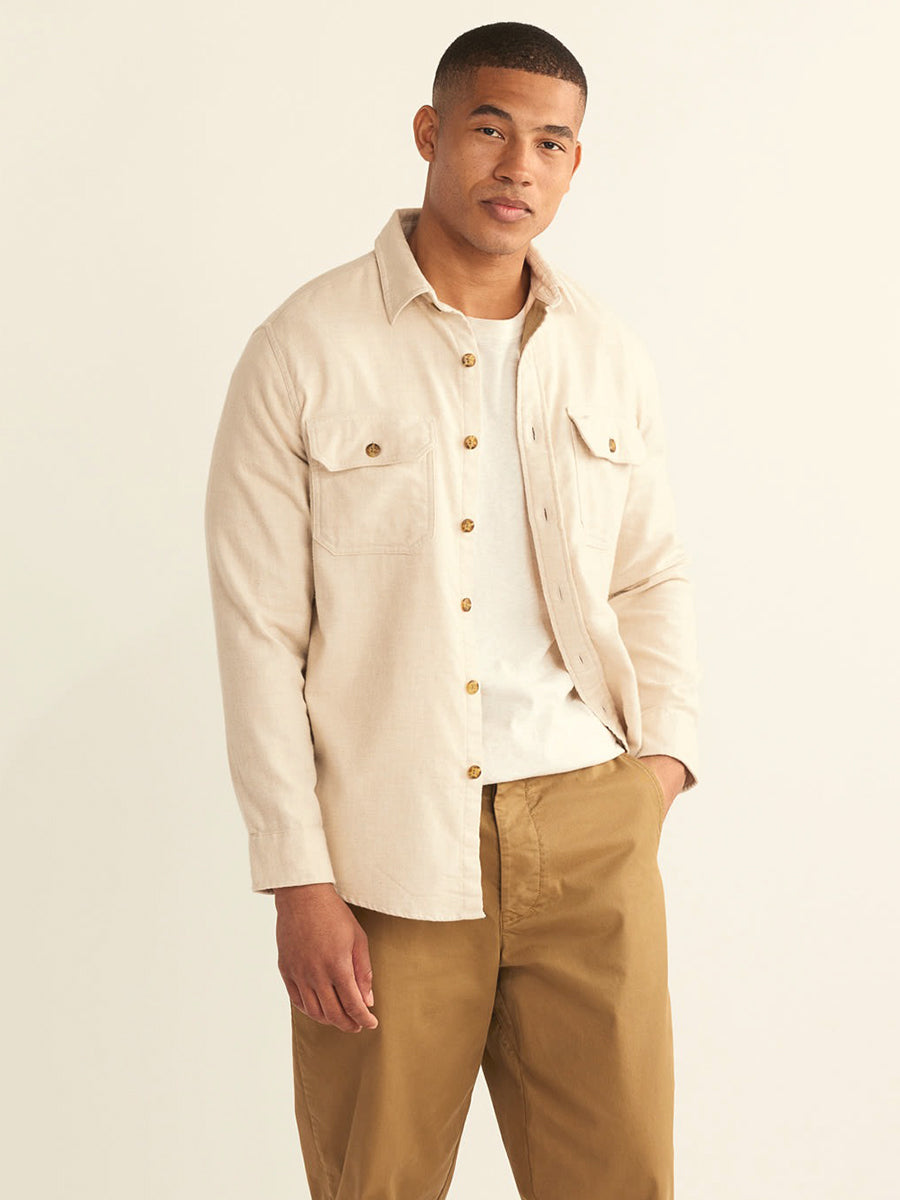 Burnside Flannel Shirt - Sand