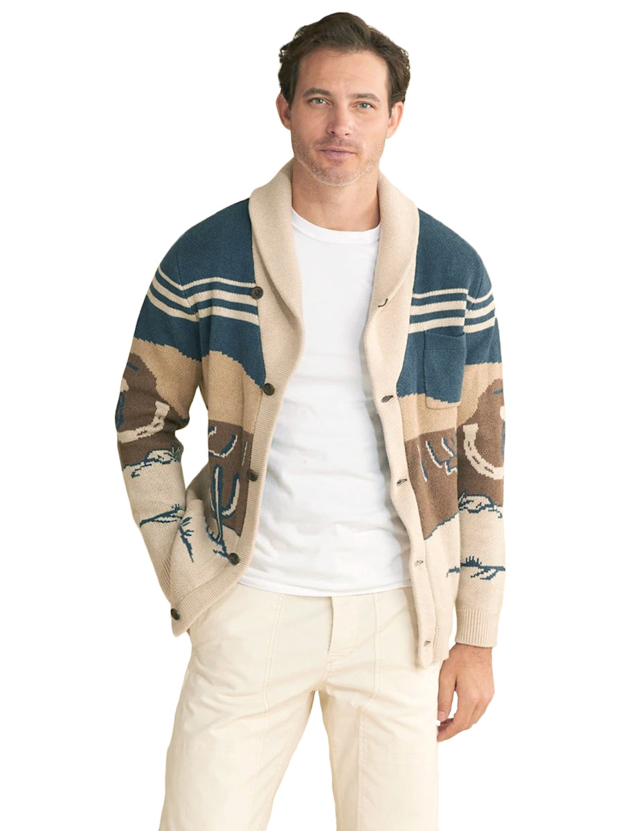 Desert Rider Cardigan - Desert Blue