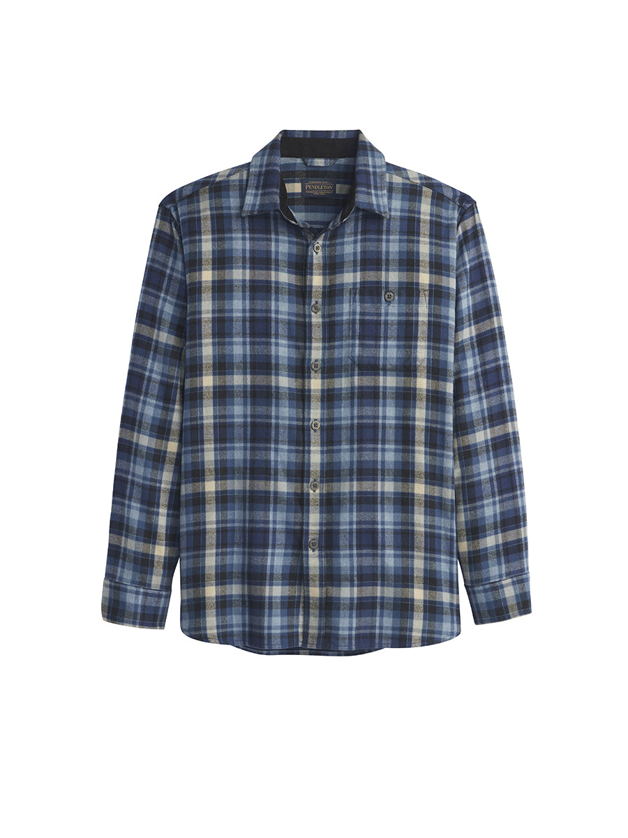 Fremont Flannel Shirt - Denim Multi Plaid