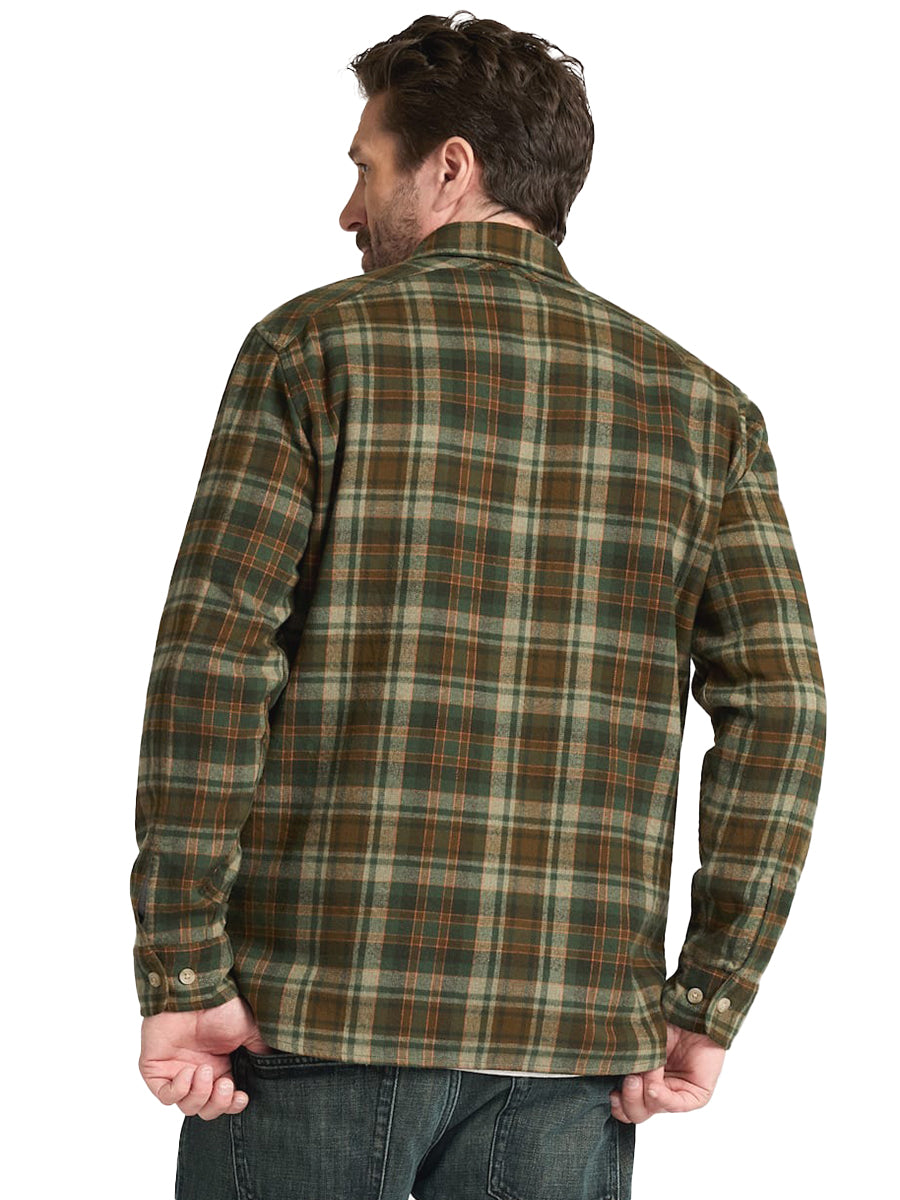 Fremont Flannel Shirt - Olive & Rust Plaid