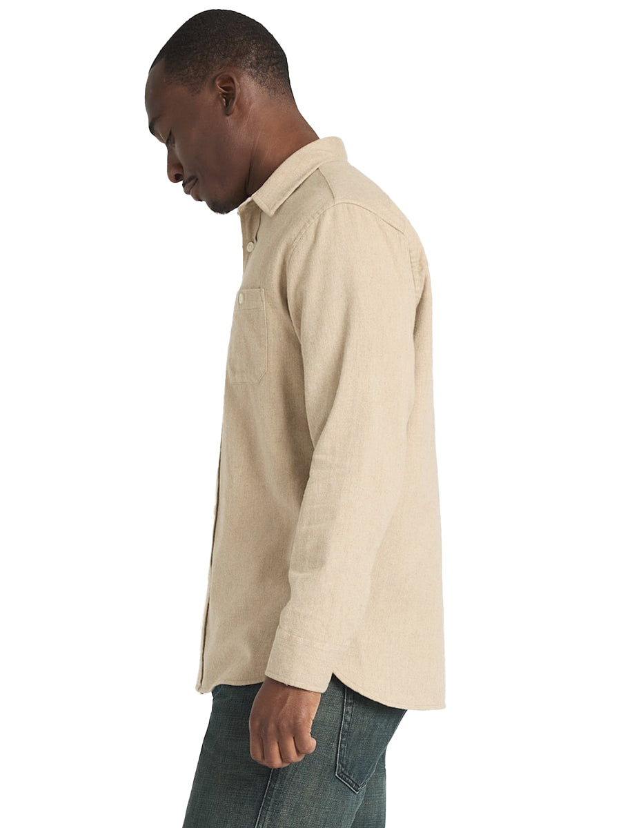 Fremont Flannel Shirt - Tan Heather