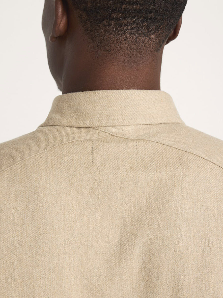 Fremont Flannel Shirt - Tan Heather