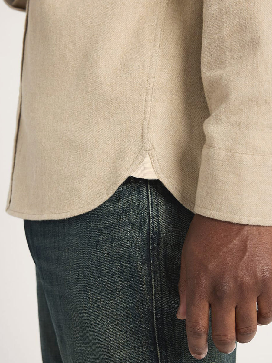 Fremont Flannel Shirt - Tan Heather
