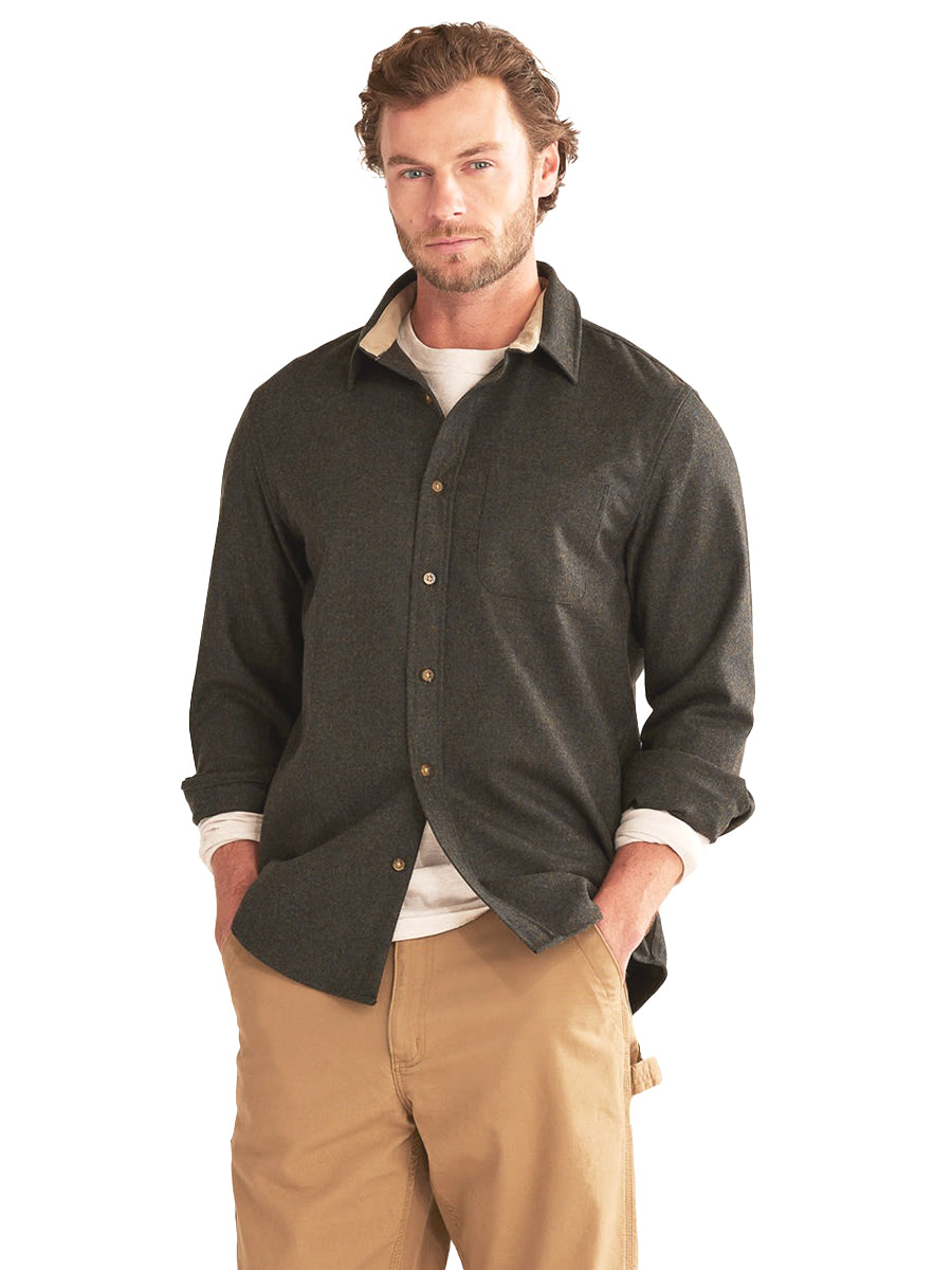 Lodge Fitted Shirt - Blue Green Multi