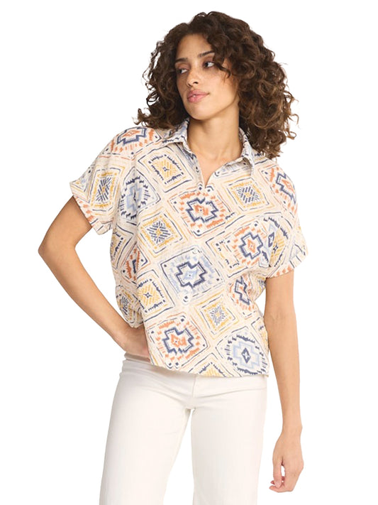 Relaxed Gauze Shirt - Harding Bandana Print