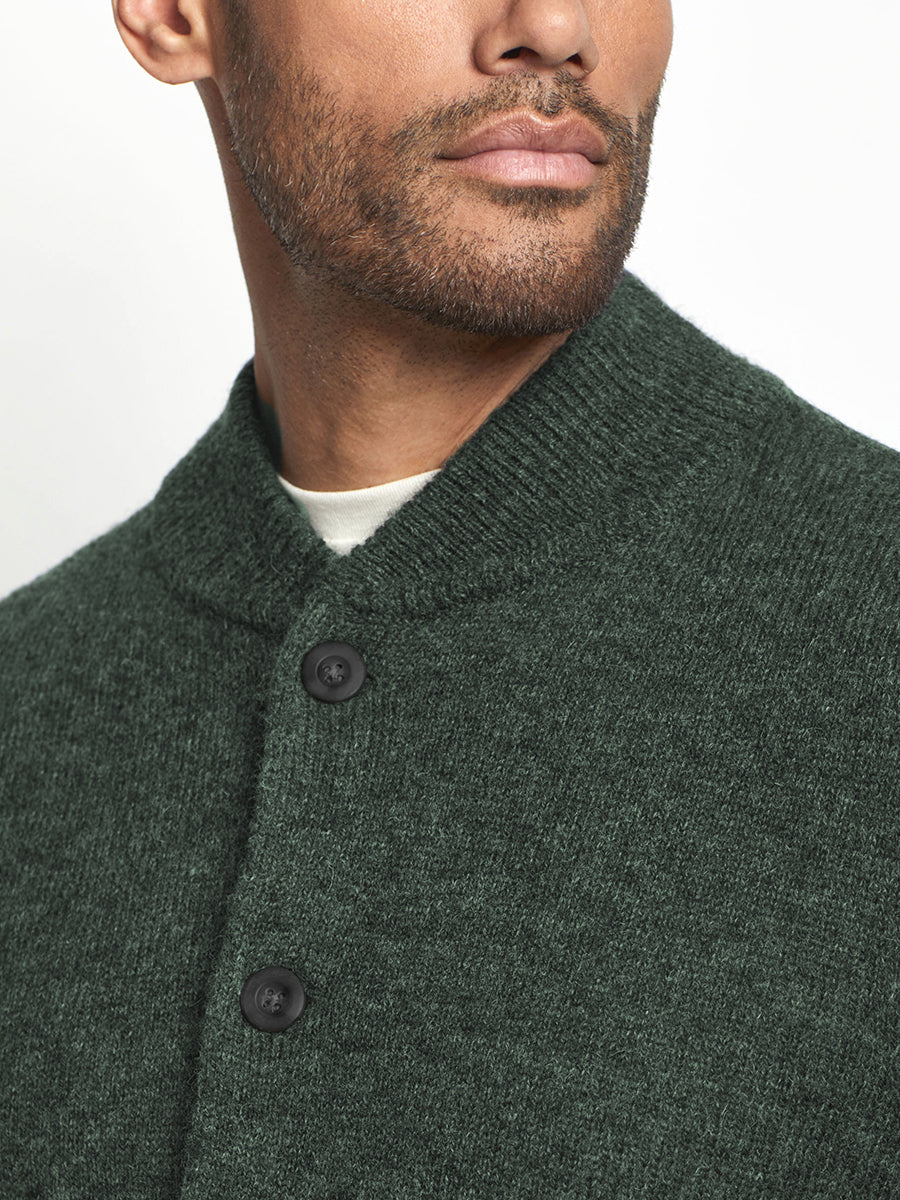 Shetland Cardigan - Fir