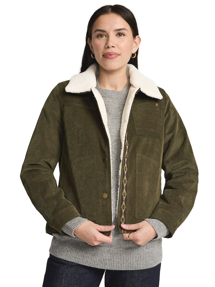 Wind River Corduroy Trucker - Dark Olive