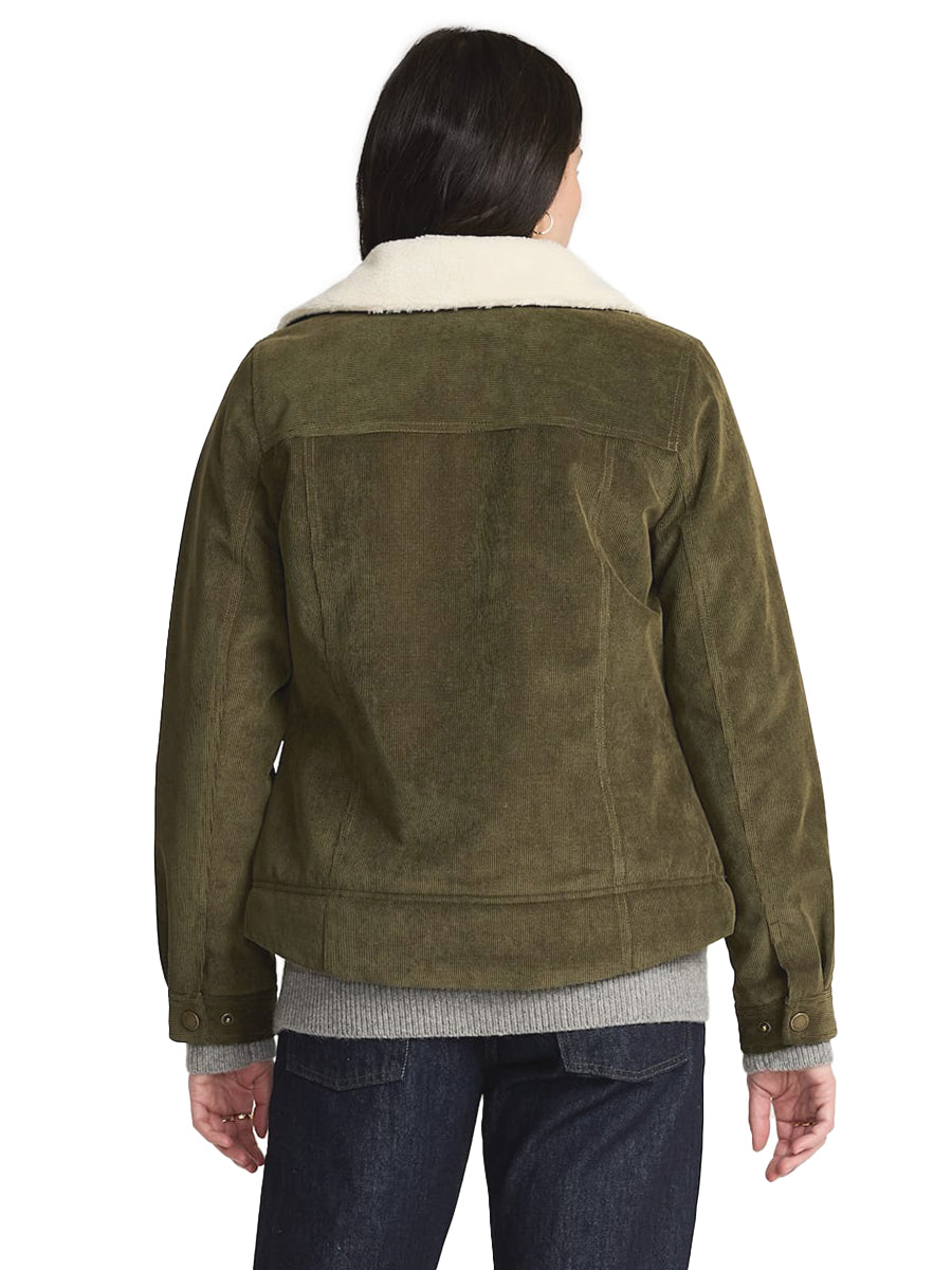Wind River Corduroy Trucker - Dark Olive
