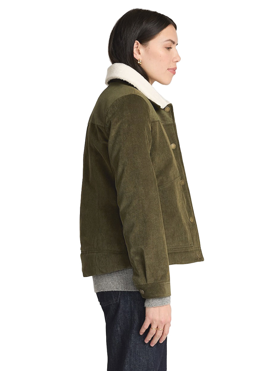 Wind River Corduroy Trucker - Dark Olive