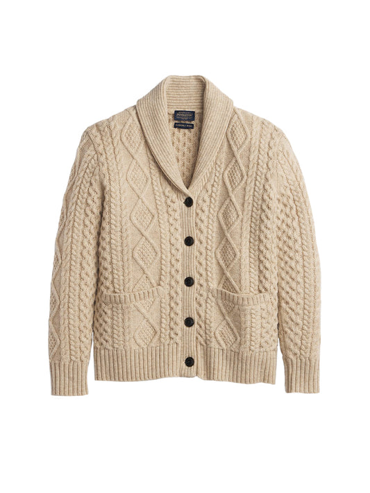 Women's Fisherman Cardigan - Driftwood