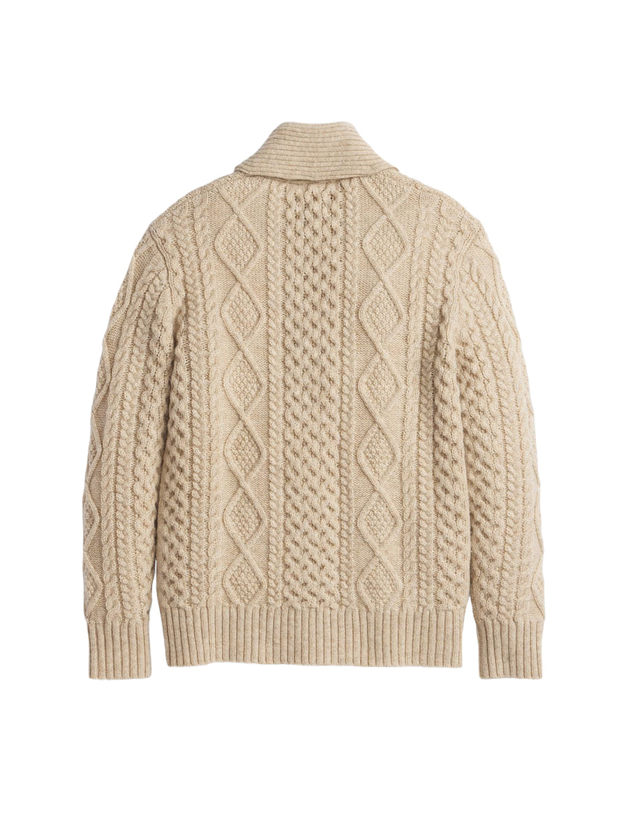 Women's Fisherman Cardigan - Driftwood