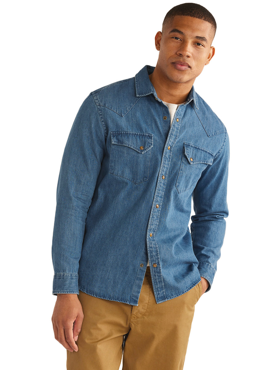 Wyatt Denim Shirt - Indigo Denim