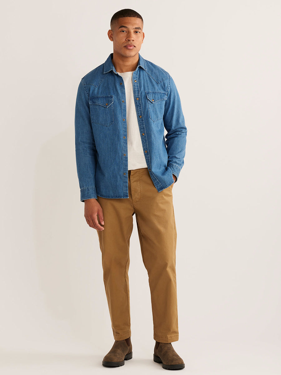 Wyatt Denim Shirt - Indigo Denim