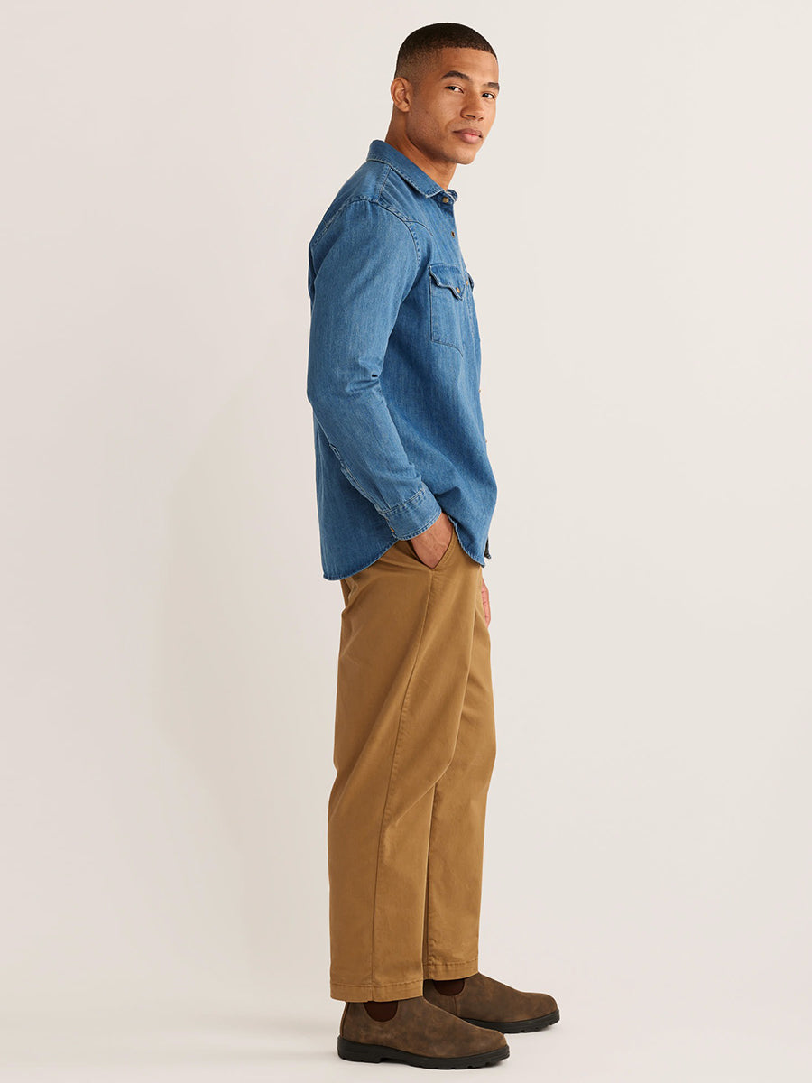 Wyatt Denim Shirt - Indigo Denim