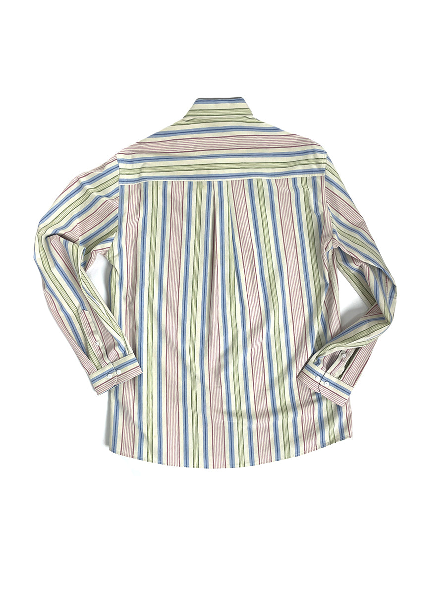 Upcycled Striped Long Sleeve - Multi