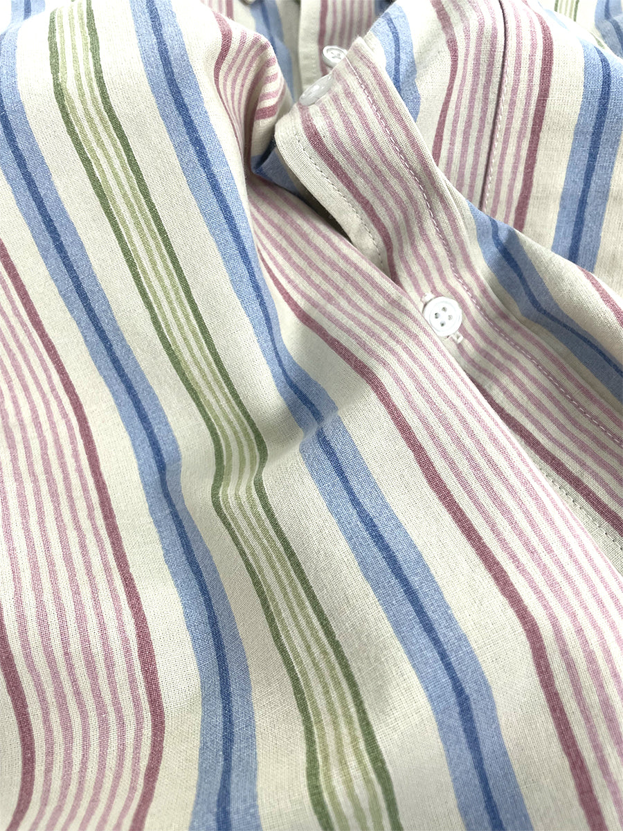 Upcycled Striped Long Sleeve - Multi