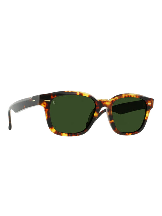 Carby Sunglasses - Ristretto Tortoise & Bottle Green
