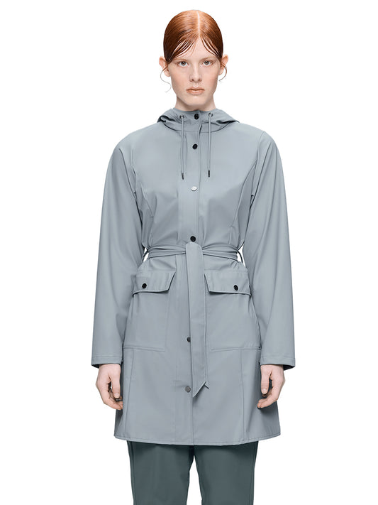 Curve Long Jacket - Pool