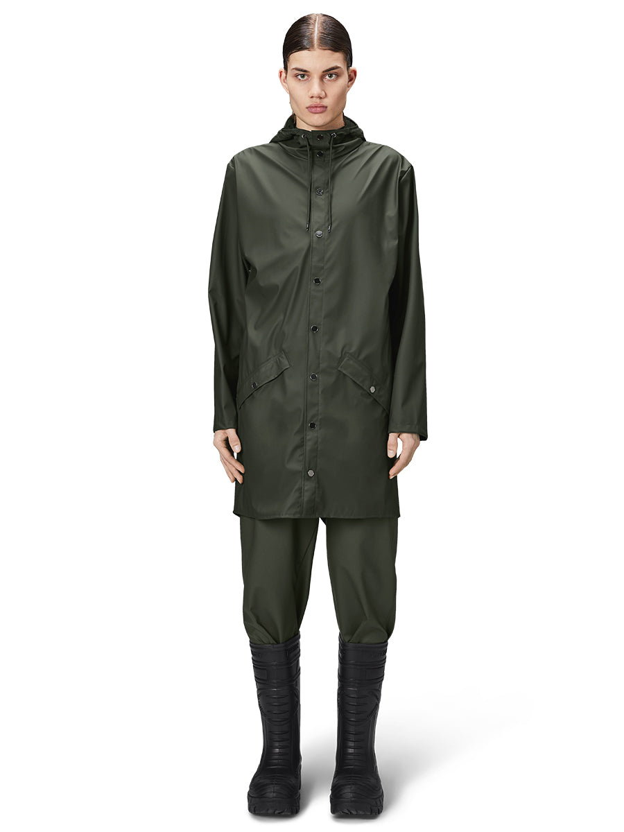 Unisex Long Jacket - Green