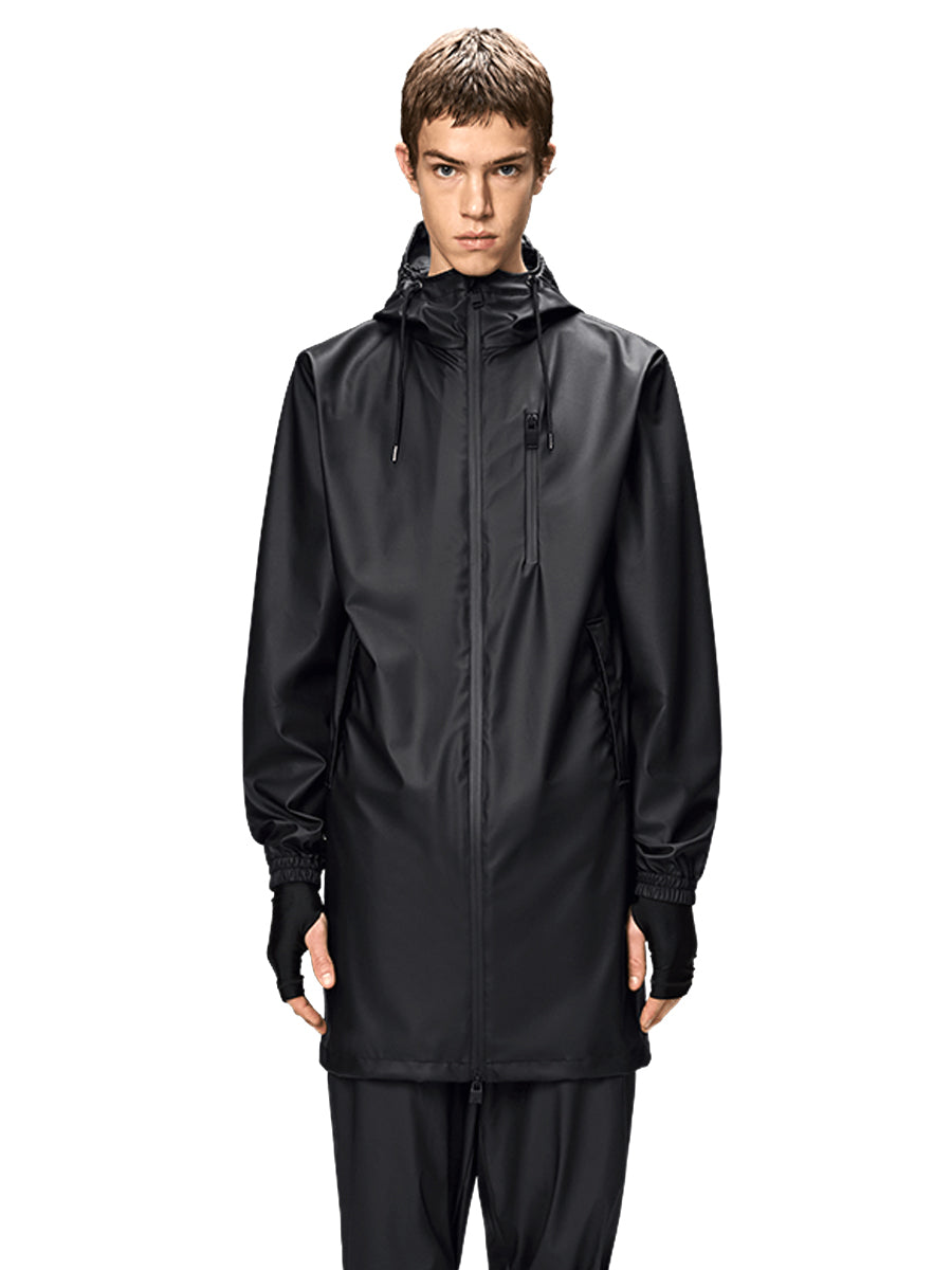 Long Storm Breaker Jacket - Black