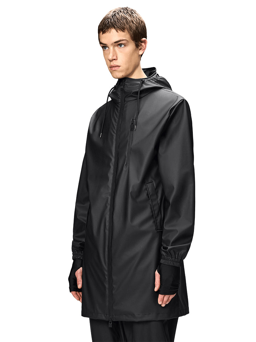 Long Storm Breaker Jacket - Black