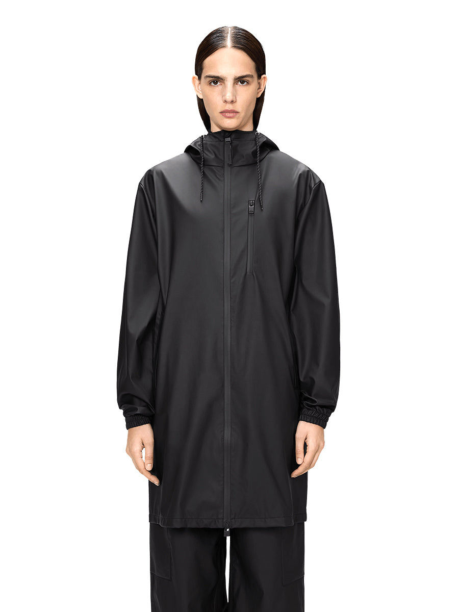 Long Storm Breaker Jacket - Black