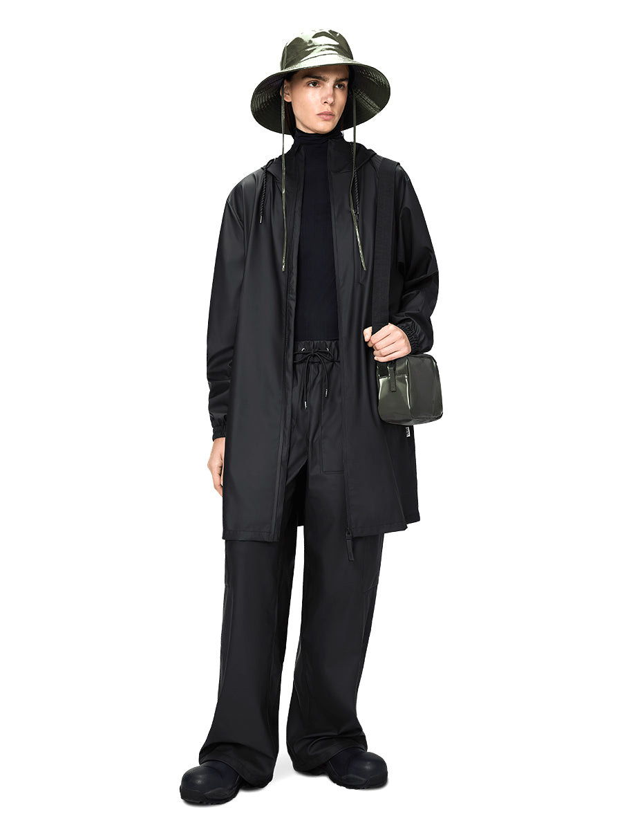 Long Storm Breaker Jacket - Black