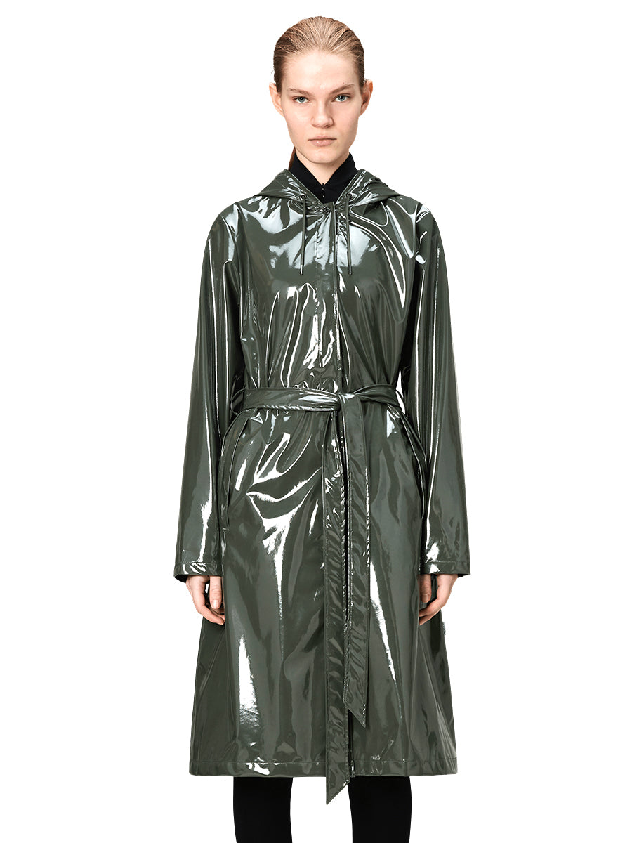A-Line Longer Jacket - Swamp