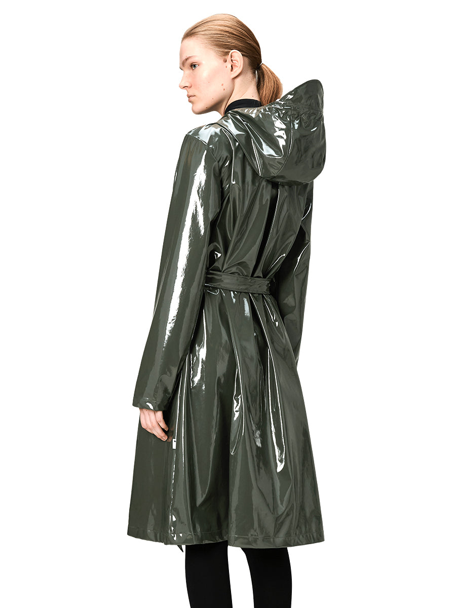 A-Line Longer Jacket - Swamp