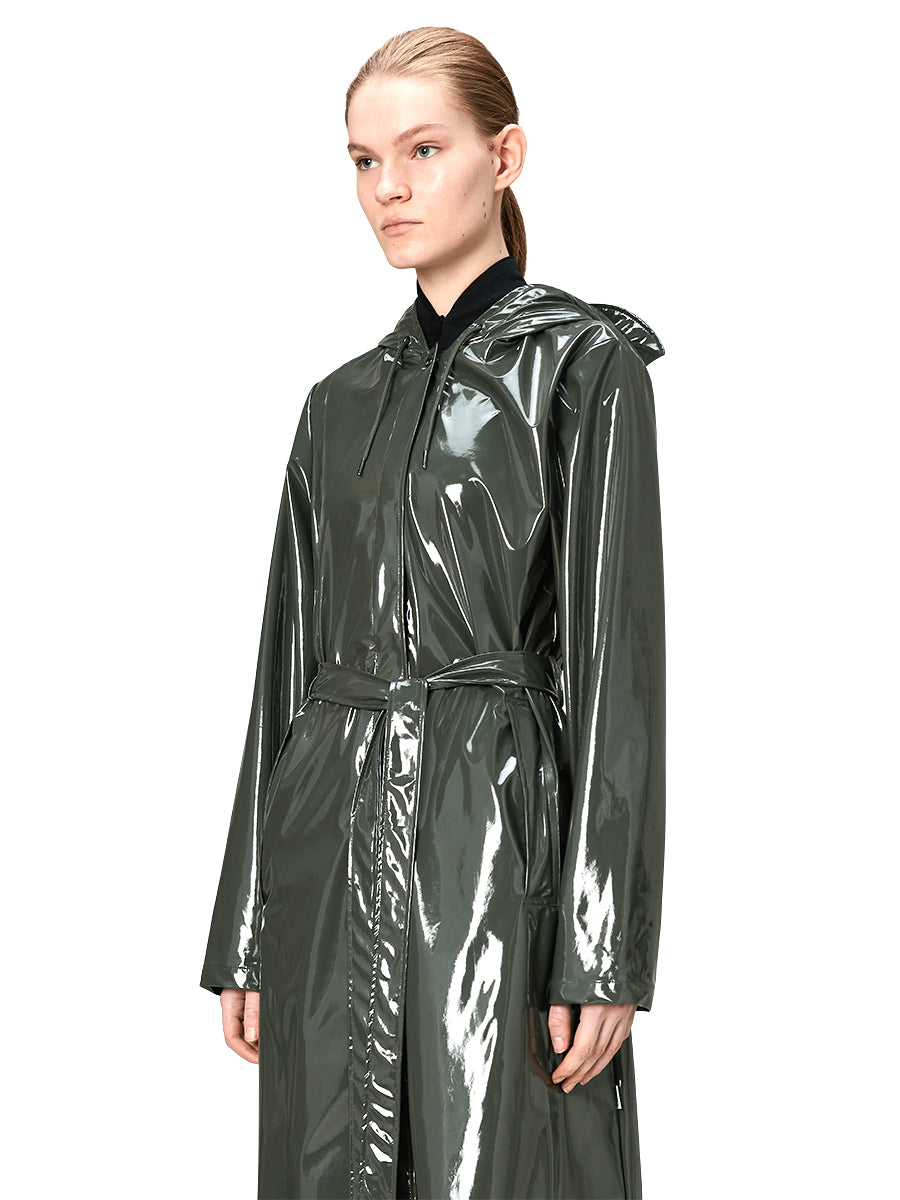 A-Line Longer Jacket - Swamp
