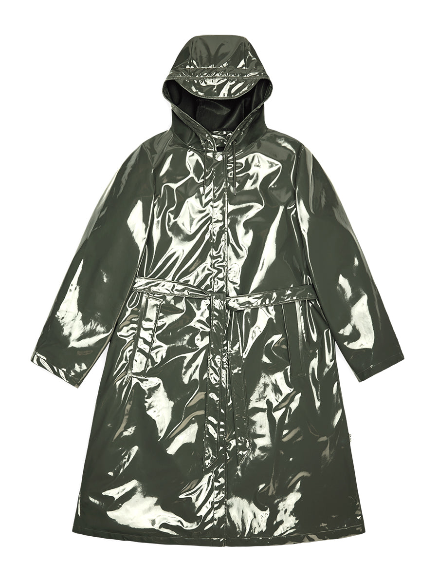 A-Line Longer Jacket - Swamp