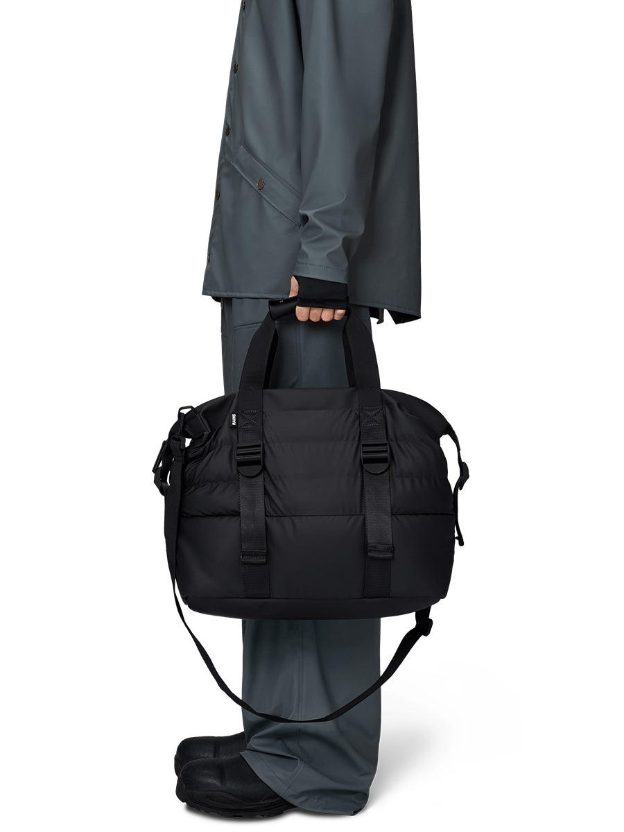 Puffer Mix Weekend Bag Small - Black