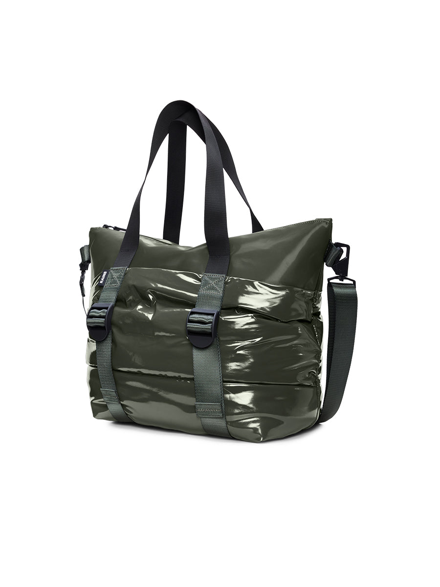 Puffer Mix Tote Bag Mini - Swamp
