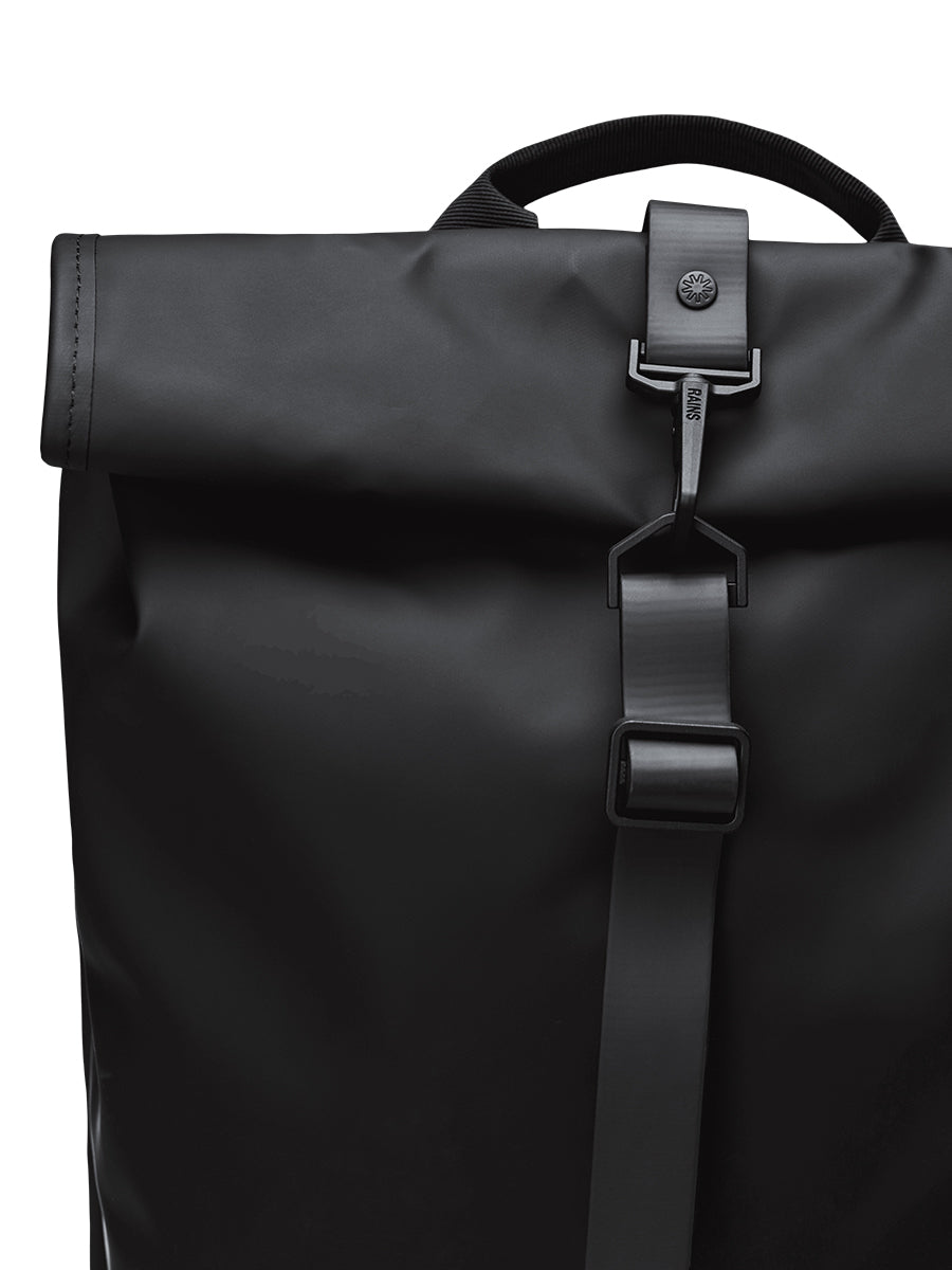 Roll Top Rucksack - Black