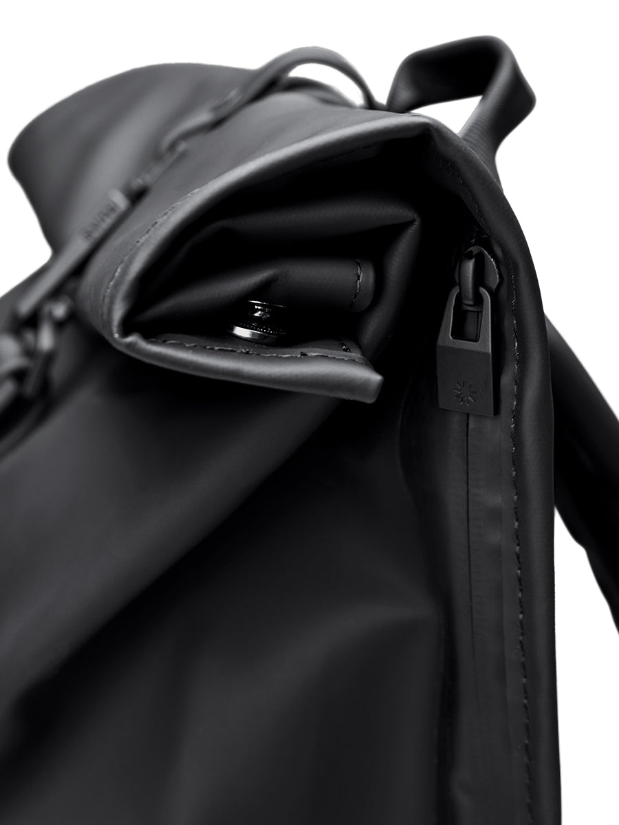 Roll Top Rucksack - Black