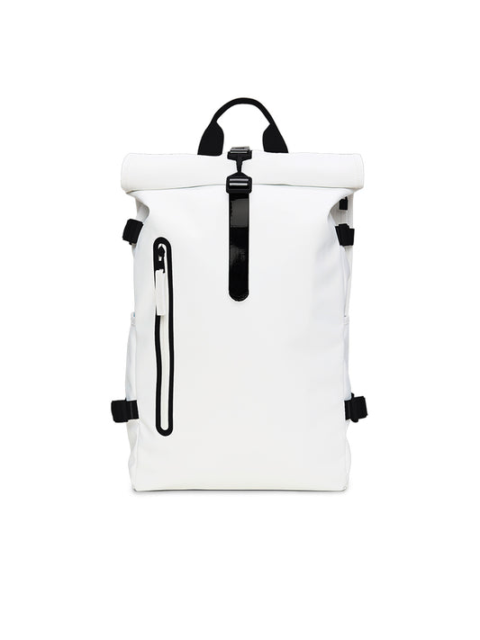Roll Top Rucksack Contrast Large - Powder