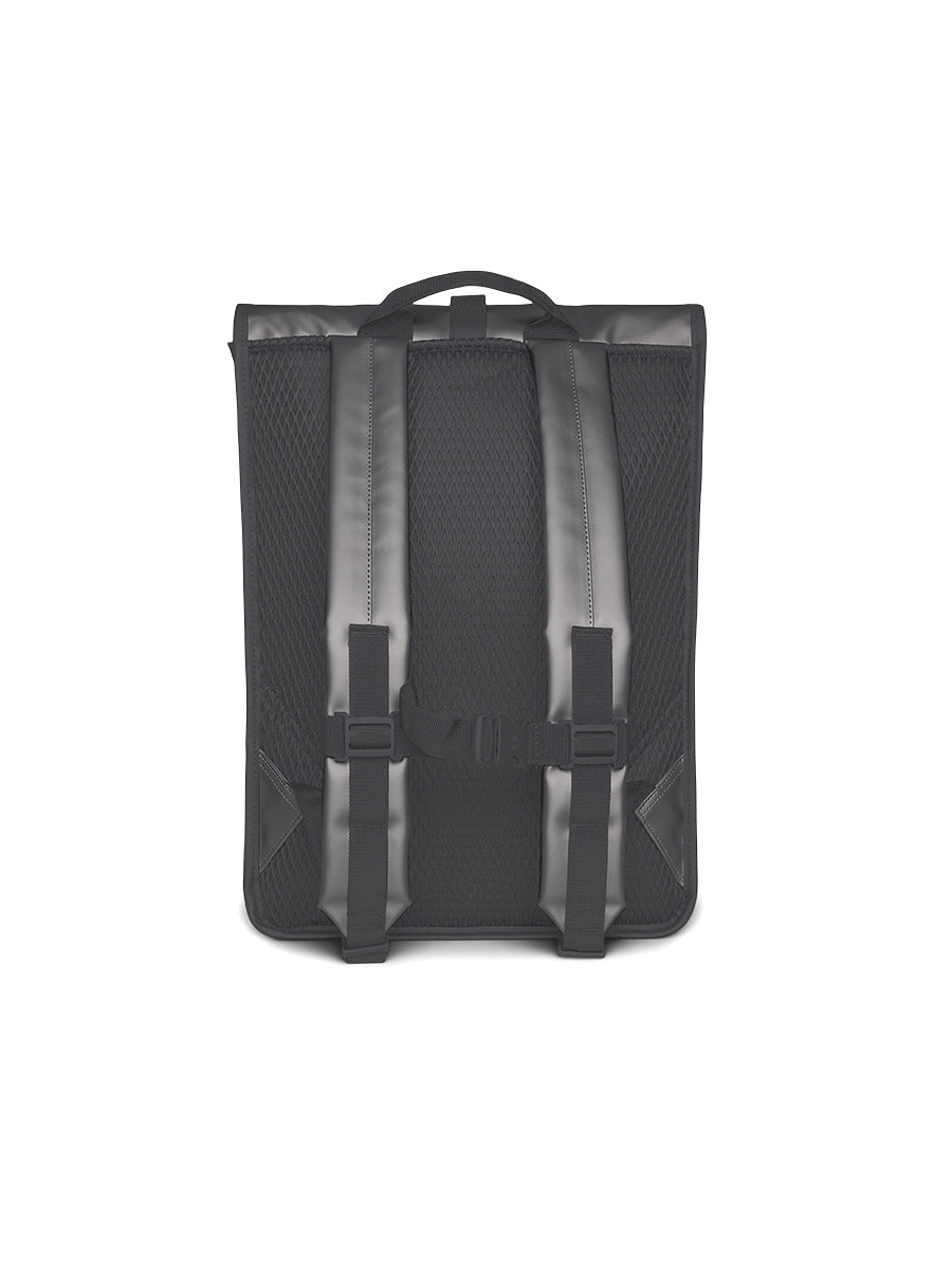 Roll Top Rucksack - Metallic Grey