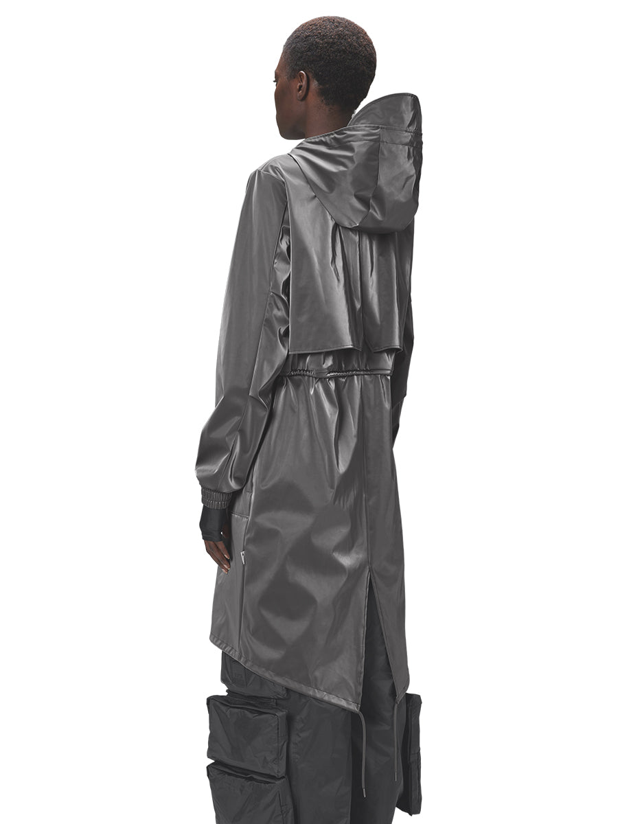 String W Parka - Metallic Grey