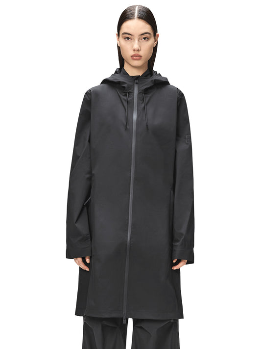 Suva W Hardshell Long Jacket - Black