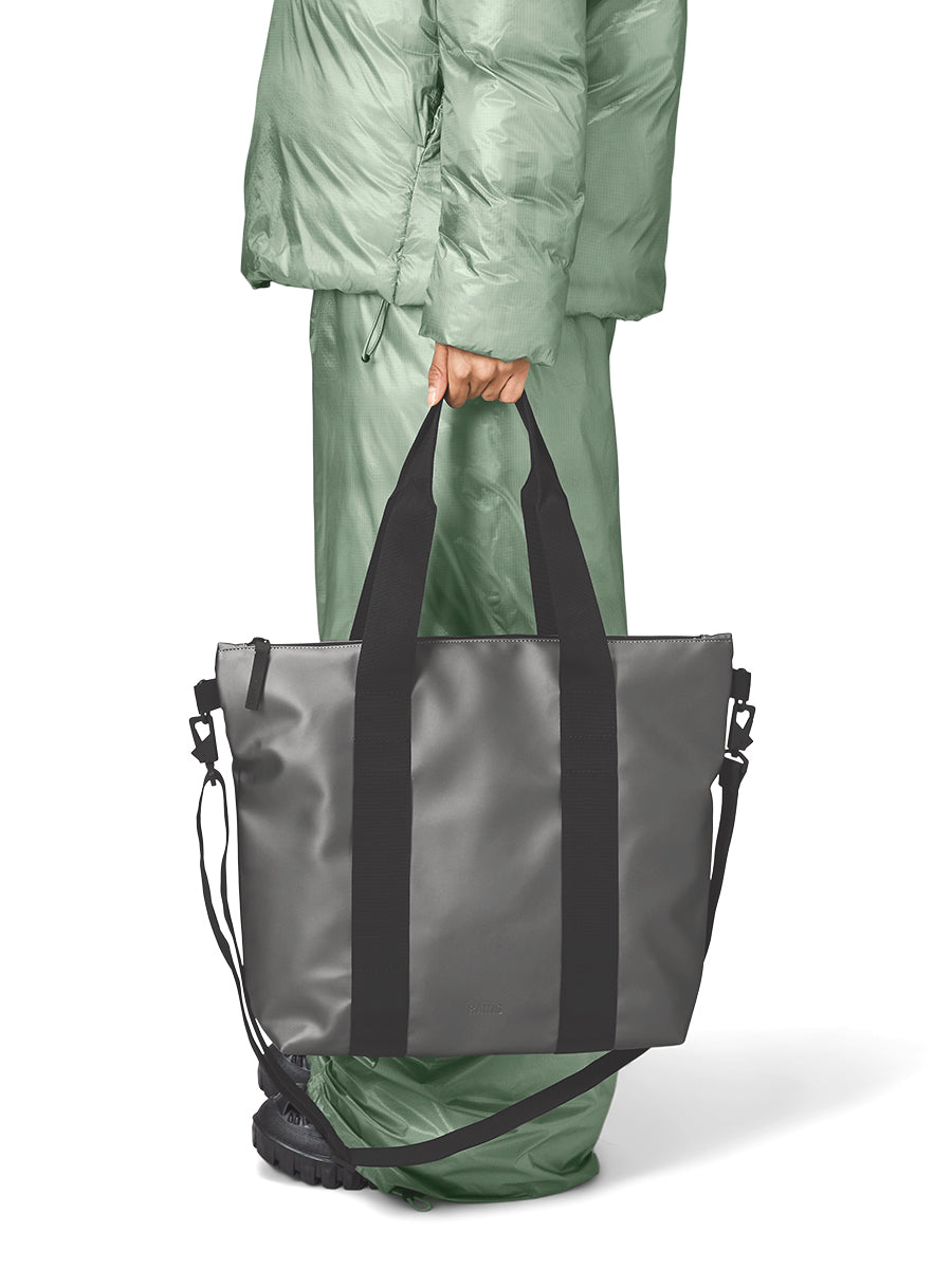 Tote Bag Mini - Metallic Grey