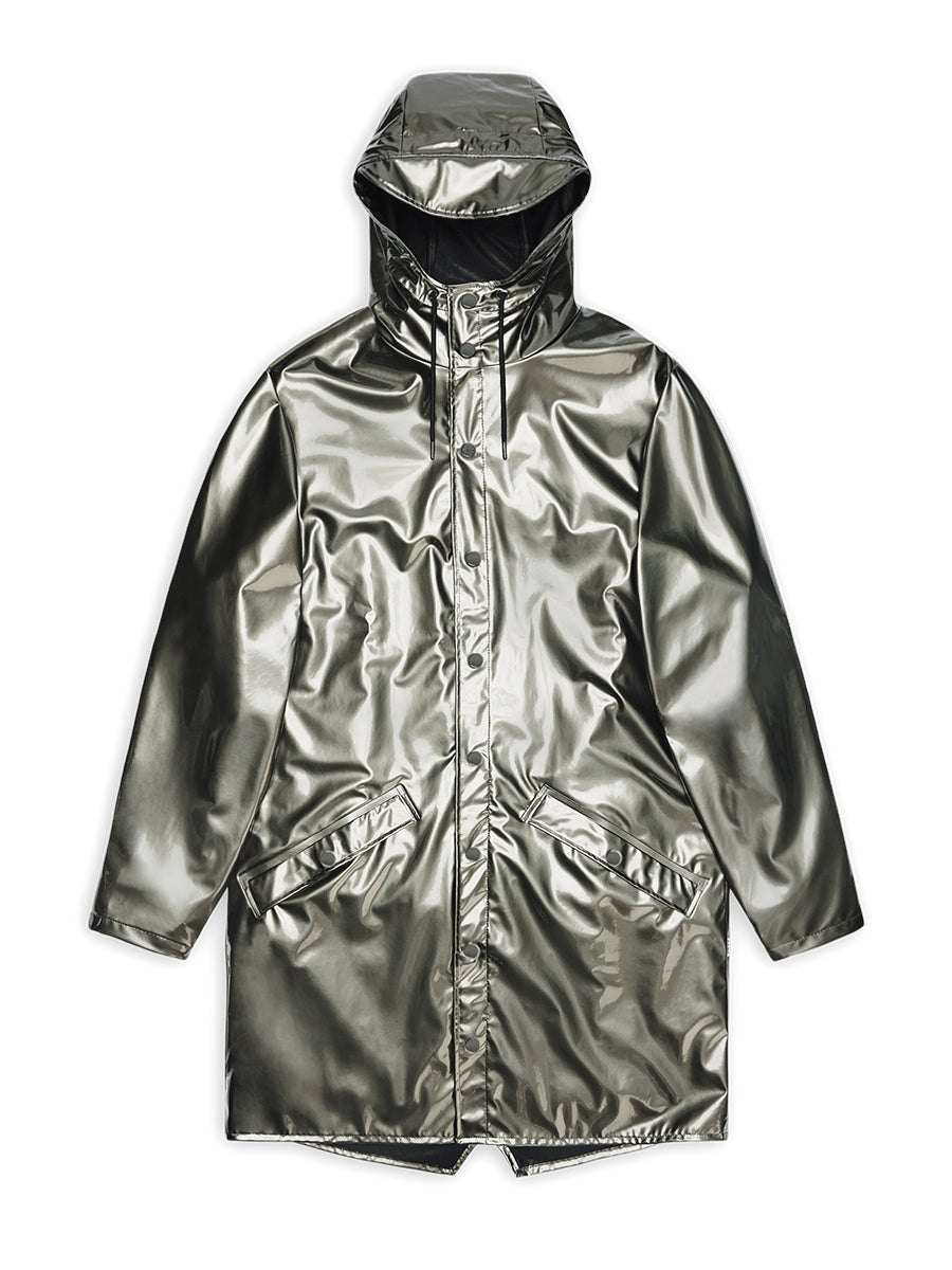 Unisex Long Rain Jacket - Raven