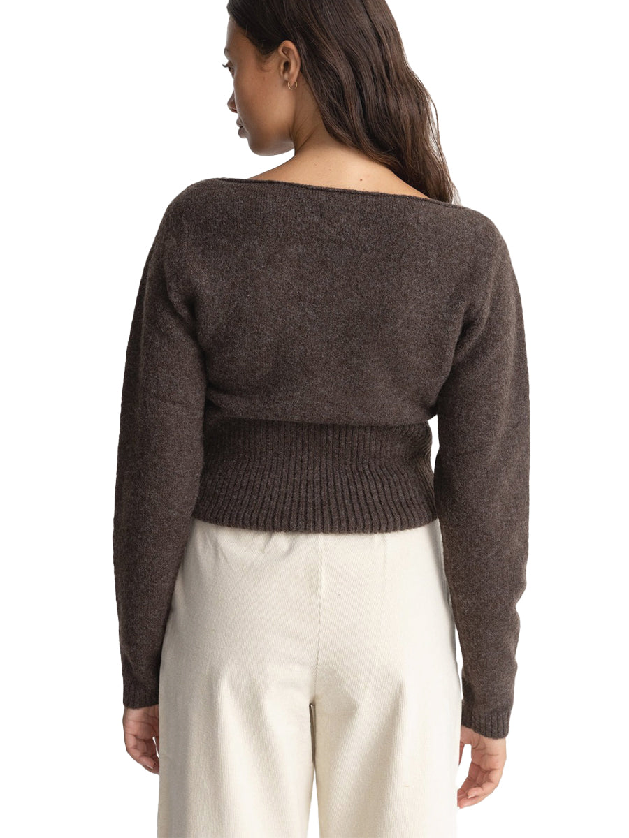 Chloe Knit Top - Chocolate