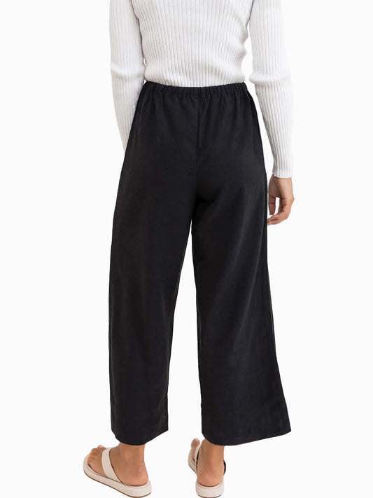 Classic Drawstring Pants - Black