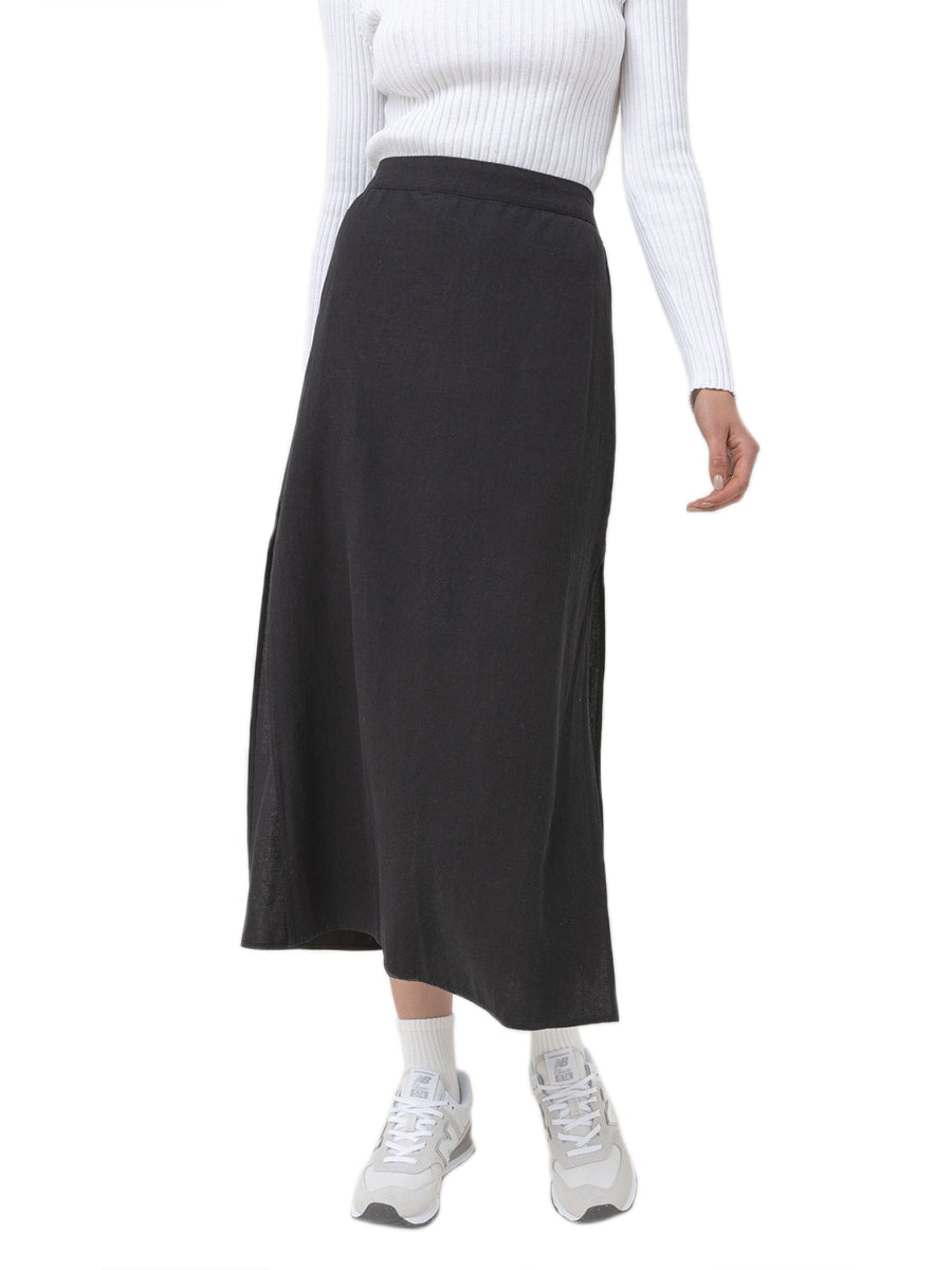 Classic Midi Skirt - Black