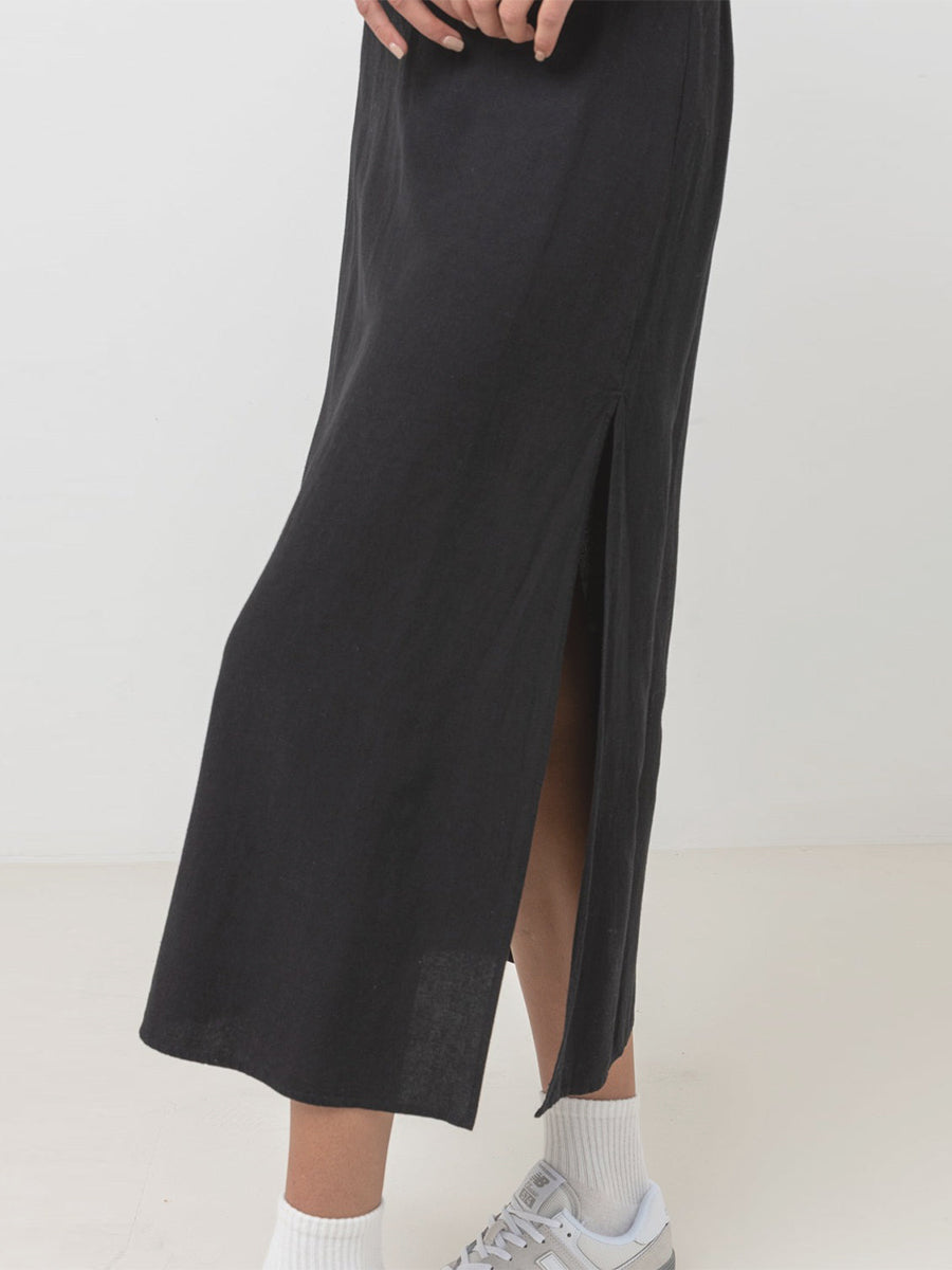 Classic Midi Skirt - Black