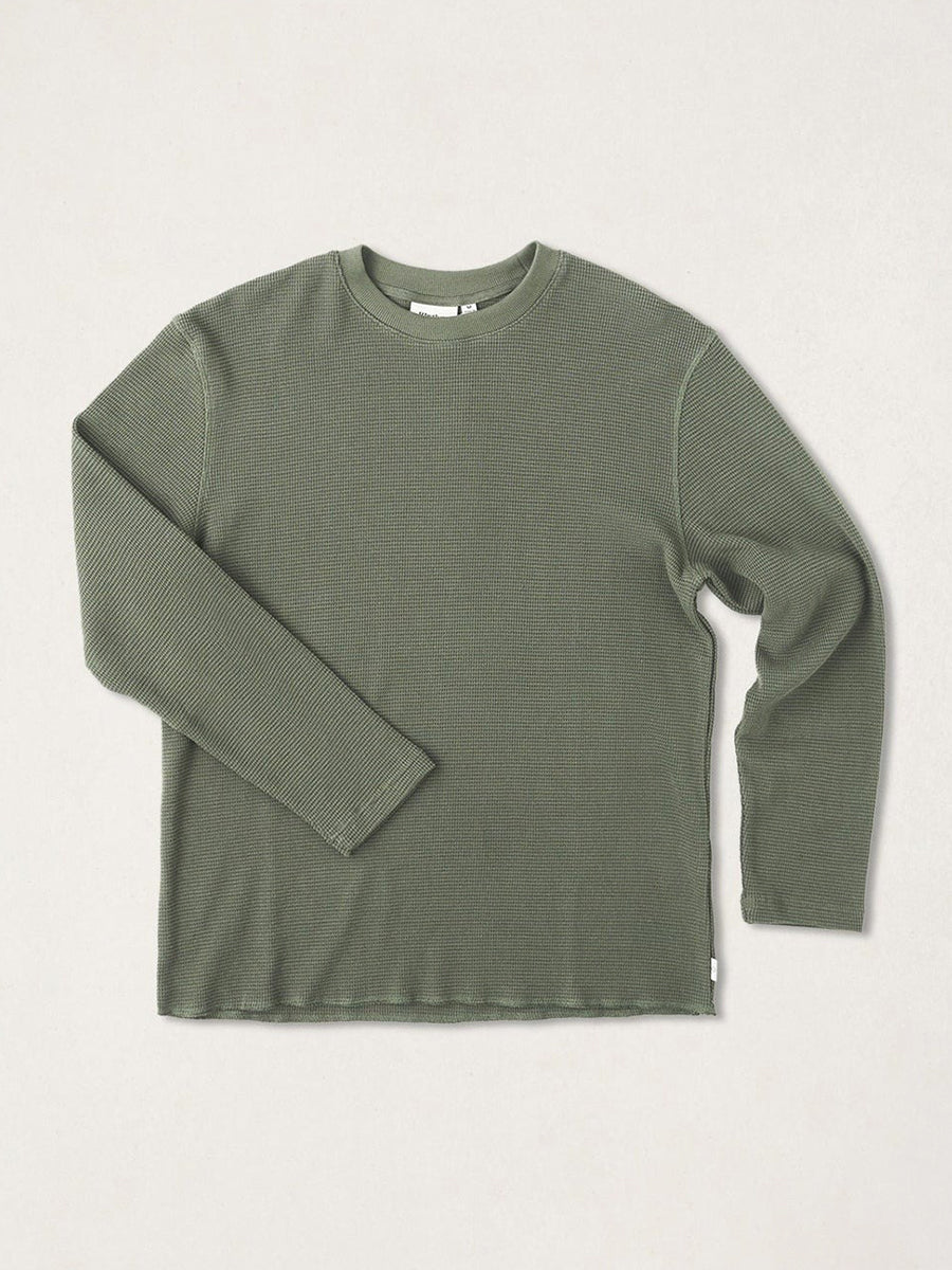 Classic Waffle Knit - Forest Green