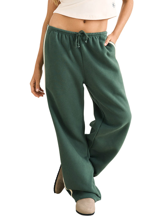 Contrast Track Pants - Hunter